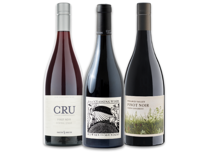 Trans-Tasman Pinot Noir Trio